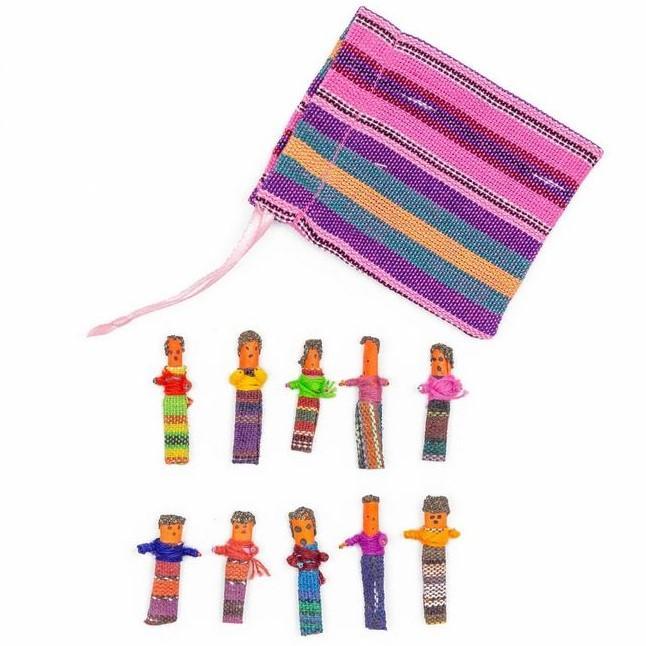 Worry Dolls - 2 inch- Set of 12, si0038-Girl