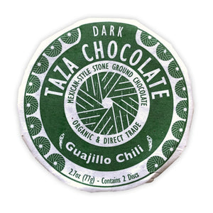GUAJILLO CHILI MEXICAN CHOCOLATE DISCS