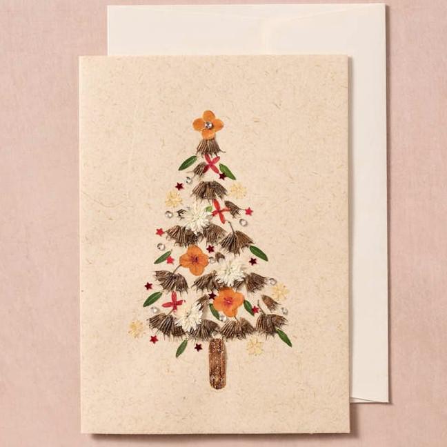MASAYA PRESSED FLOWER TREE CARD