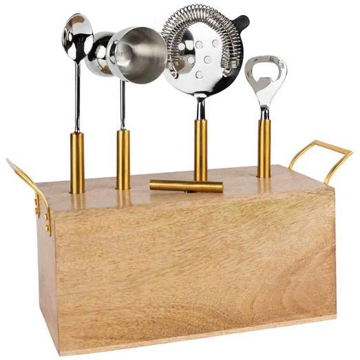 BAR TOOL SET & STAND