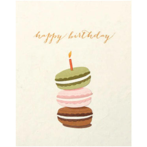 MACARON BIRTHDAY CARD