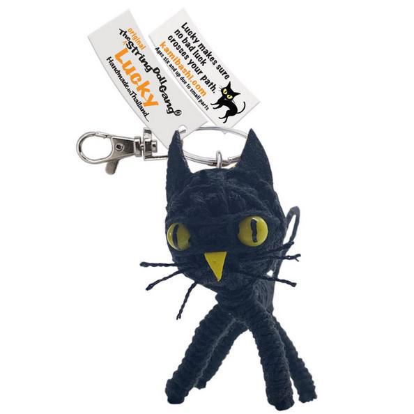LUCKY THE CAT STRING DOLL