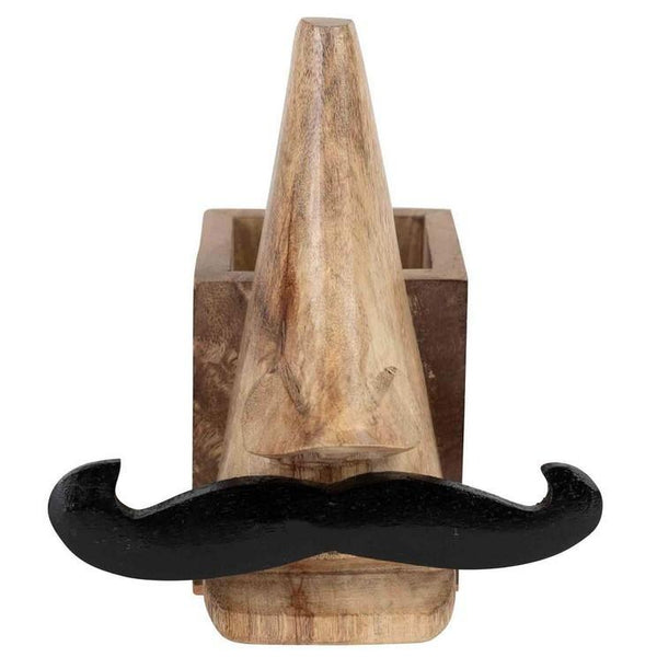 MUSTACHE EYEGLASS & PENCIL HOLDER