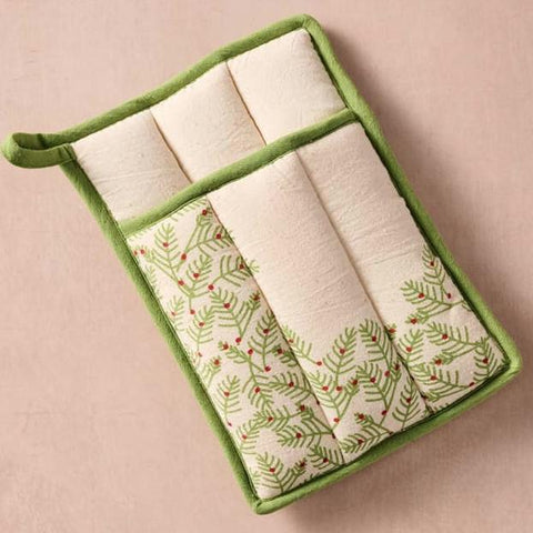 SARDEE HOLLY COTTON POTHOLDER