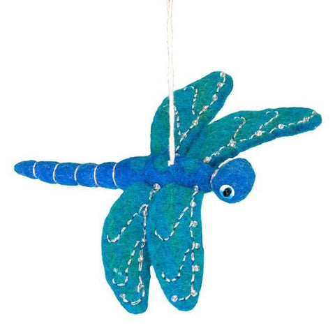 DRAGONFLY FELT ORNAMENT