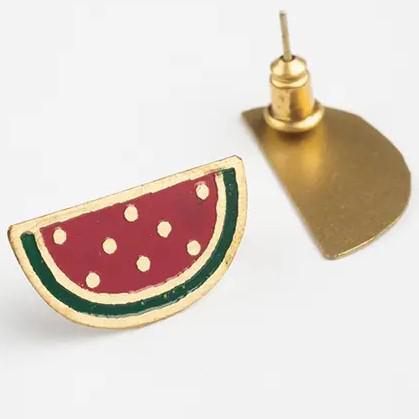 ONE IN A MELON STUD EARRINGS