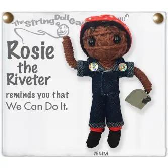 ROSIE THE RIVETER STRING DOLL