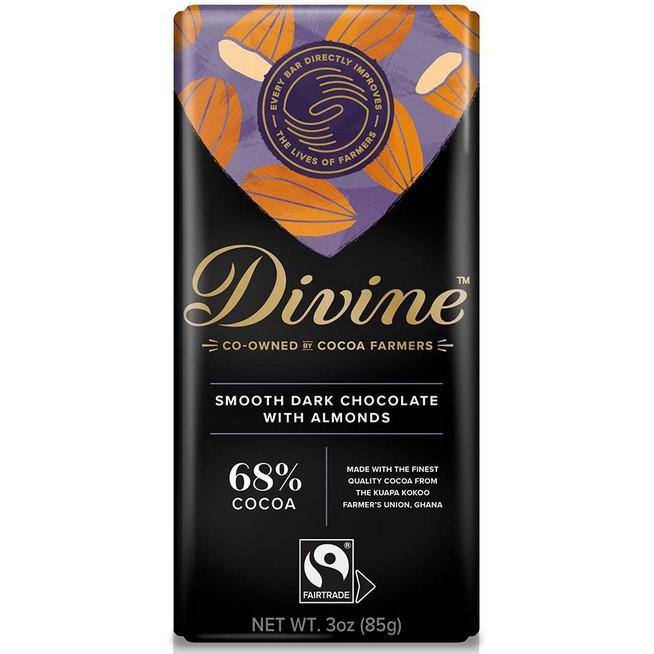 DIVINE ALMOND 68% DARK CHOCOLATE