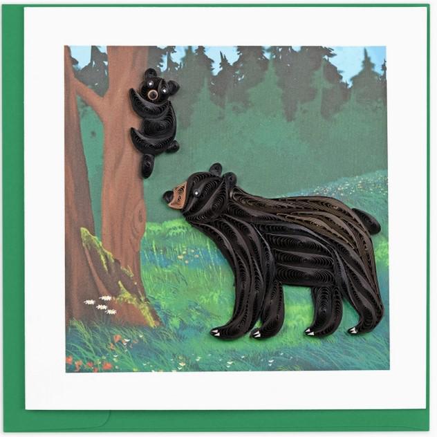 BLACK BEAR & CUB CARD