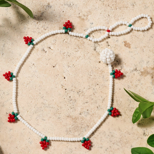 TAJA STRAWBERRY BEADED BRACELET