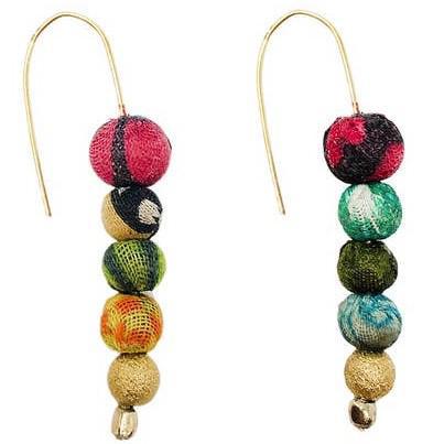 KANTHA KAMLA EARRINGS