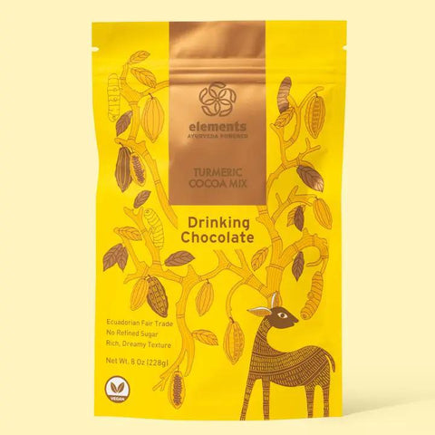 TURMERIC VEGAN DRINKING CHOCOLATE (8 OZ.)