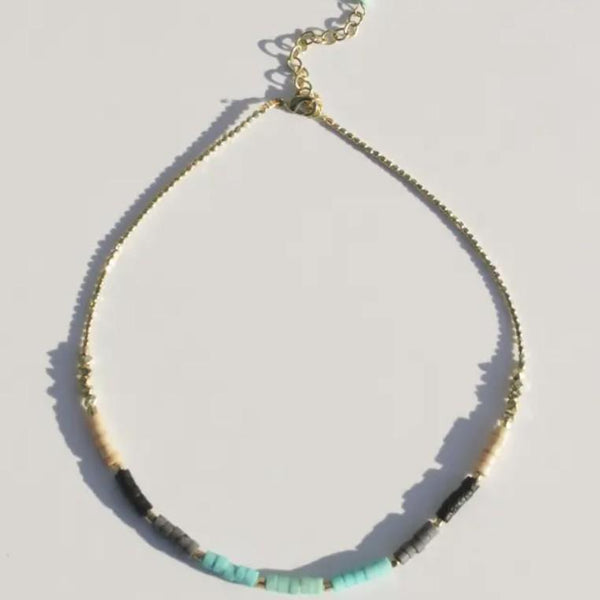 GRADIENT BEADED NECKLACE