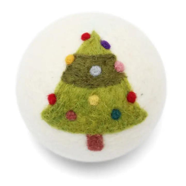 HOLIDAY FELT DRYER BALL