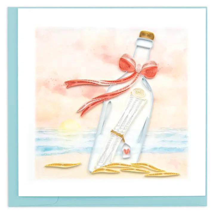 MESSAGE IN A BOTTLE CARD