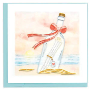 MESSAGE IN A BOTTLE CARD