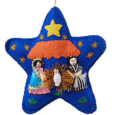 ARPILLERA NATIVITY ORNAMENT