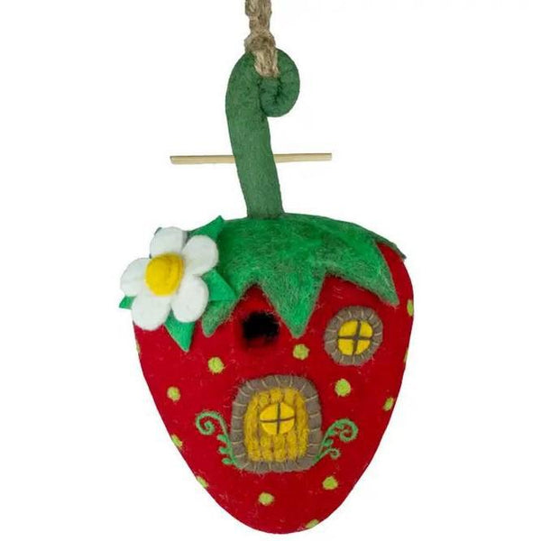 FELT BIRD HOUSE