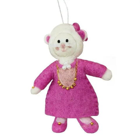FELT MARIE CAT-TOINETTE ORNAMENT