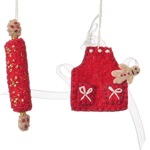 HOLIDAY BAKER ORNAMENTS SET