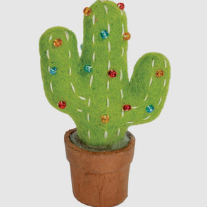 FELT SAGUARO CACTUS ORNAMENT