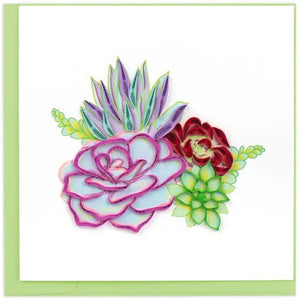 VIBRANT SUCCULENTS CARD