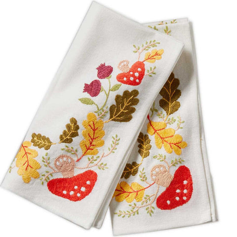 FALL FOLIAGE NAPKINS SET OF 2