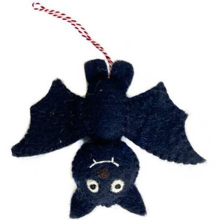 BAT FELT WOOL ORNAMENT