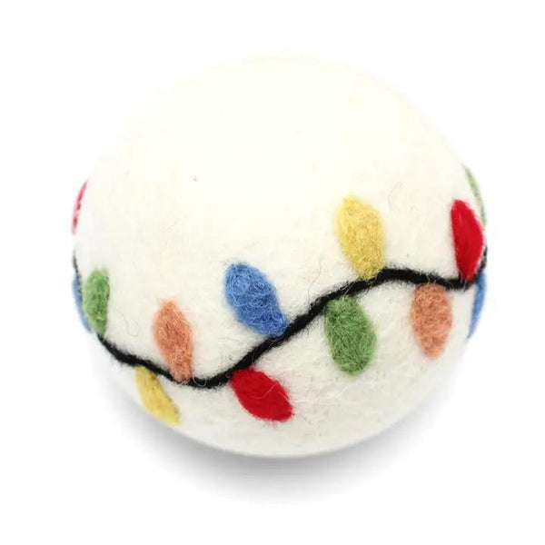 HOLIDAY FELT DRYER BALL