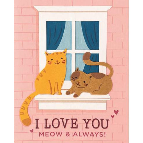 MEOW & ALWAYS LOVE CARD