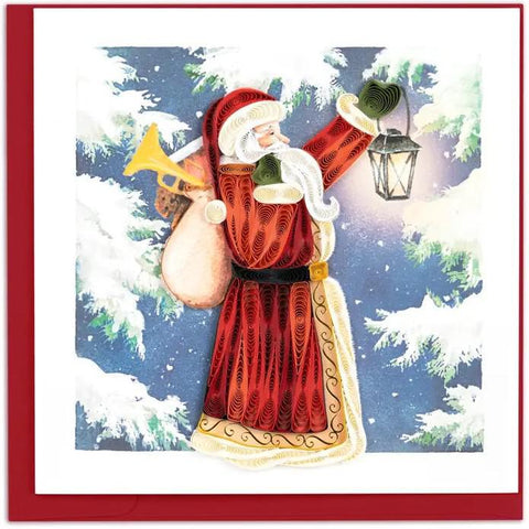 VINTAGE SANTA CARD