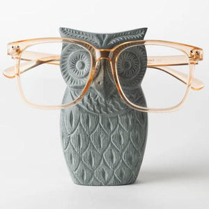 ULLU OWL SOAPSTONE EYEGLASS HOLDER