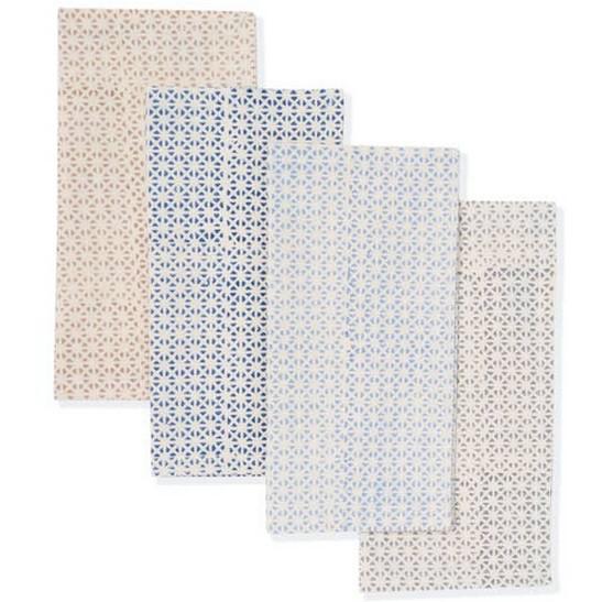 COCKTAIL NAPKINS SET OF 4 (9"x 9")