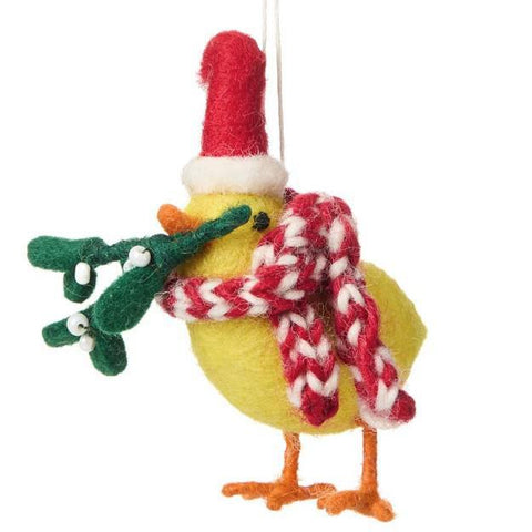 CHRISTMAS QUACKER DUCK  ORNAMENT