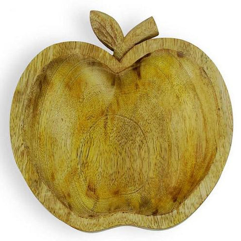 CARVED APPLE TRINKET DISH