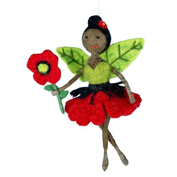 FLOWER FAIRY FELT ORNAMENT