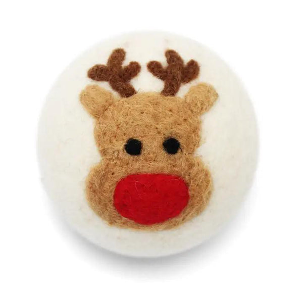 HOLIDAY FELT DRYER BALL