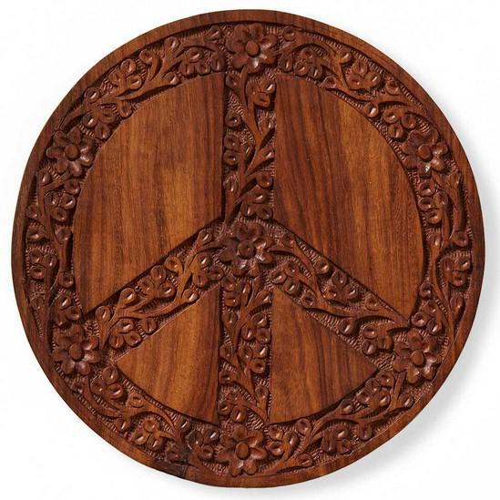 FLORAL PEACE TRIVET