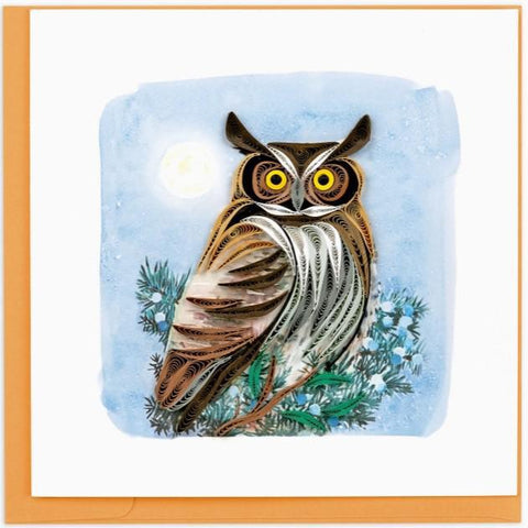 GREAT HORNED OWL CARD