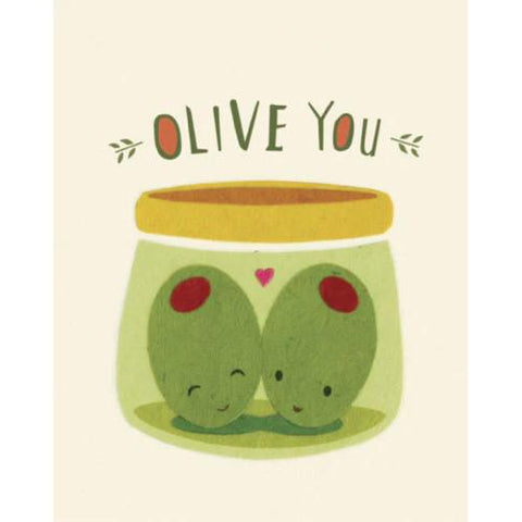 OLIVE YOU LOVE CARD