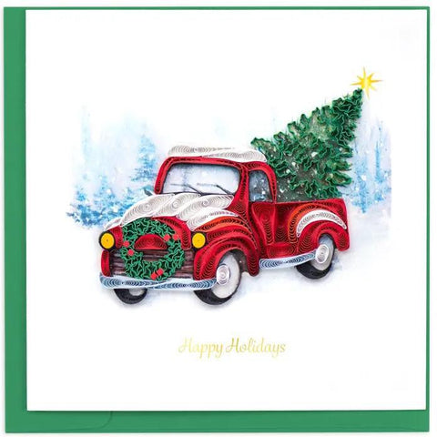 CHRISTMAS TRUCK CARD