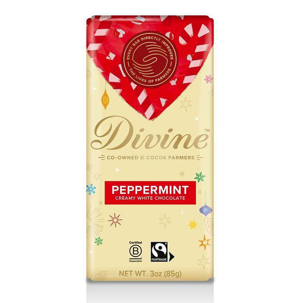 DIVINE WHITE CHOCOLATE WITH PEPPERMINT