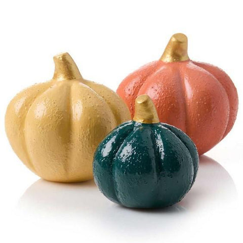 GOLDEN HARVEST TEXTURED PUMPKIN