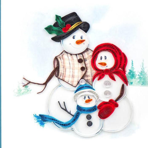 SNOWMAN FAMILY CARD