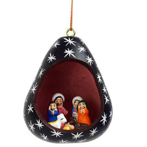 SUNRISE NATIVITY GOURD ORNAMENT