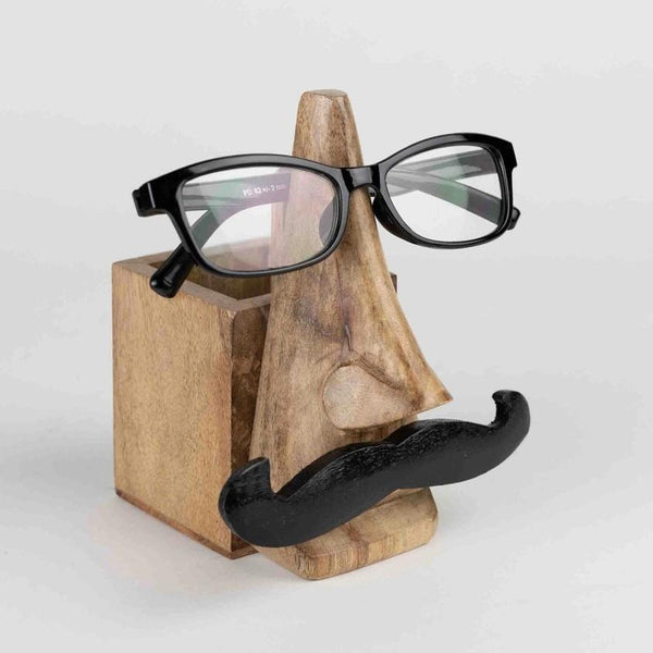 MUSTACHE EYEGLASS & PENCIL HOLDER