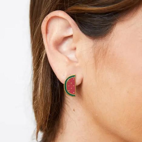 ONE IN A MELON STUD EARRINGS