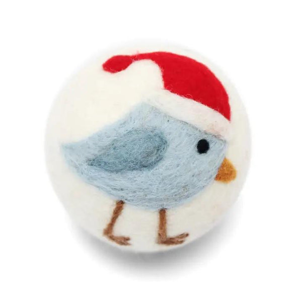 HOLIDAY FELT DRYER BALL