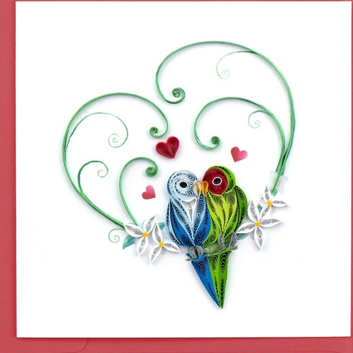 LOVE BIRDS CARD