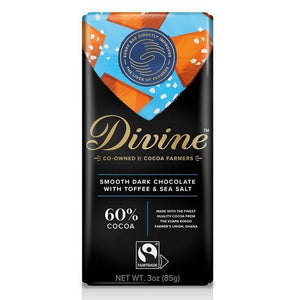 DIVINE TOFFEE 60% DARK CHOCOLATE